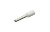 Wire-End Ferrule w. Collar Ce 007508 wc, H0.75x8mm, 100pcs/pck, white