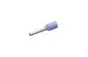 Wire-End Ferrule w. Collar Ce 002506 w, H0.25x6mm, 500pcs/pck, light blue
