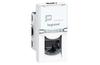 Socket Mosaic, mech.| RJ45 cat.6 UTP, 1M, white
