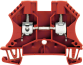 Feed-through Terminal WDU 2.5 RT, red