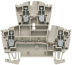 Feed-through Terminal WDK 2.5, 2-tier, 2.5mm² 24A 400V, beige