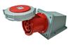 SM Industrial Socket, 3P+N+E 125A 415VAC, inc. CG M50x1.5, IP67, MaxPro, red