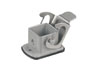 Base HDC 04A ALU, size 1, side-locking clamp on lower side, -40..125°C, IP65, Weidmüller