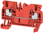 Feed-through Terminal A2C 2.5 RD, 1-tier, 2.5mm² 24A 800V, push-in, red
