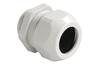 Cable Gland Syntec, PG16, ø8.5..14mm| 1piece sealing insert, wrench 27mm, thread 10mm, -30..100°C, PA6 ^TPE, HF, incl. O-ring, CE/UL/VDE, IP68, light grey
