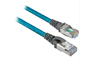EtherNet Cable 1585, RJ45 plug » RJ45 plug, 8 conductors, 100BASE-TX, 100Mbit/s, Riser PVC, 2m, Allen-Bradley, teal