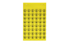Device Marker Symbolpack 14x14, Grounding, self-adhesive, -45..80°C, 48ea/1pc| 10pc/1pck, yellow-black