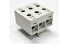 Universal Terminal Block Al/Cu UK35/3x1A, 3P (2holes) 2.5-35mm² 120/135A 750V, Hex4 3Nm 2.5..16mm², 6Nm 25..35mm², TS35, grey