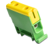 1914102 « Universal Terminal Block Al/Cu UK16/1PE, 1P (2holes) 1.5-16mm² 75/82A 1000VAC/ 1500VDC, Hex4 1.5Nm 1.5mm²/ 3.5Nm 2.5..6mm²/ 7Nm 10..16mm², TS35, yegr