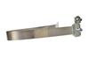 Strip Earthing Clip EB 2, zinc-plated ^chromated steel strip, L428mm| tube ⅛..4 in./ Ø8..114mm