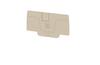End Plate AEP 2C 4, beige