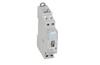 Modular Contactor CX³, 2NO 25A 250VAC, cv 24VAC, handle, 1M, TS35