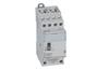 Modular Contactor CX³, 4NO 25A 400VAC, cv 230VAC low noise, handle, 2M, TS35
