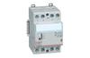 Modular Contactor CX³, 4NO 63A 400VAC, cv 230VAC low noise, handle, 3M, TS35