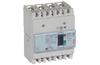 Moulded Case Circuit Breaker DPX³ 160, 63A 4x 415VAC 25kA, therm. 0.8..1In ^magn. 10In, incl. screws/ cage clamps Al/Cu 70/95mm², panel mount