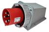 SM Industrial Inlet, 3P+N+E 63A 415VAC, inc. CG M40x1.5, IP67, MaxPro, red