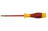 VDE Screwdriver, slotted, 0.5x3.0x100, insulated blade, 1000V