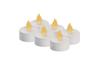 Pack of 6pcs Flameless LED Tealight Candles for Decoration with CR2032 batteries, IP20, white, Emos