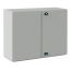 Enclosure E COR, 800Wx600Hx300D, plain double door, mounting plate, 2x gland plate 310x110, 2x lock w. ø3mm double bar key, C3M| epoxy resin layer, IP55 IK10, Nema4, grey