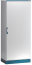 Cabinet E MOX, 600Wx2000Hx400D, monobloc, plain door, rear panel, mounting plate, 4point locking w. ø3mm double bar locking system, cable entry bottom plates, seal, C3M| epoxy resin layer, IP66 IK10, NEMA12, ocean blue, grey