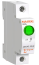 LED Indicator, green, 24VAC/DC, 1..16mm², 1M, TS35