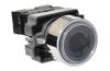Pushbutton LA167, ø22.5mm, 1NO 10A 250VAC, IP67, black
