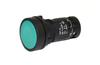 Pushbutton XB7 Monolithic, ø22.5mm, 1NO 10A 250VAC, IP54, green
